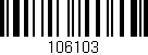Código de barras (EAN, GTIN, SKU, ISBN): '106103'