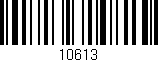 Código de barras (EAN, GTIN, SKU, ISBN): '10613'