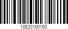 Código de barras (EAN, GTIN, SKU, ISBN): '10620180160'