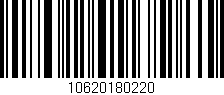 Código de barras (EAN, GTIN, SKU, ISBN): '10620180220'