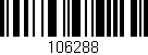 Código de barras (EAN, GTIN, SKU, ISBN): '106288'