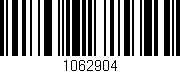 Código de barras (EAN, GTIN, SKU, ISBN): '1062904'