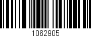 Código de barras (EAN, GTIN, SKU, ISBN): '1062905'