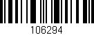 Código de barras (EAN, GTIN, SKU, ISBN): '106294'