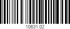 Código de barras (EAN, GTIN, SKU, ISBN): '10631.02'