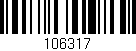 Código de barras (EAN, GTIN, SKU, ISBN): '106317'