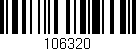 Código de barras (EAN, GTIN, SKU, ISBN): '106320'