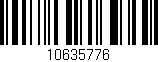 Código de barras (EAN, GTIN, SKU, ISBN): '10635776'