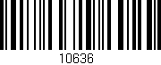 Código de barras (EAN, GTIN, SKU, ISBN): '10636*'