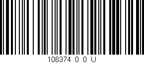 Código de barras (EAN, GTIN, SKU, ISBN): '106374_0_0_U'