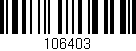 Código de barras (EAN, GTIN, SKU, ISBN): '106403'