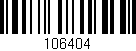 Código de barras (EAN, GTIN, SKU, ISBN): '106404'
