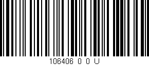 Código de barras (EAN, GTIN, SKU, ISBN): '106406_0_0_U'