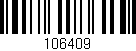 Código de barras (EAN, GTIN, SKU, ISBN): '106409'