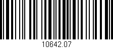 Código de barras (EAN, GTIN, SKU, ISBN): '10642.07'