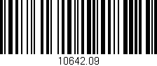 Código de barras (EAN, GTIN, SKU, ISBN): '10642.09'