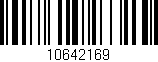 Código de barras (EAN, GTIN, SKU, ISBN): '10642169'