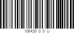 Código de barras (EAN, GTIN, SKU, ISBN): '106426_0_0_U'