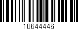 Código de barras (EAN, GTIN, SKU, ISBN): '10644446'