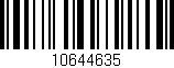 Código de barras (EAN, GTIN, SKU, ISBN): '10644635'