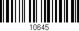 Código de barras (EAN, GTIN, SKU, ISBN): '10645'
