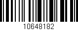 Código de barras (EAN, GTIN, SKU, ISBN): '10648182'