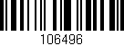 Código de barras (EAN, GTIN, SKU, ISBN): '106496'
