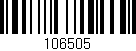Código de barras (EAN, GTIN, SKU, ISBN): '106505'