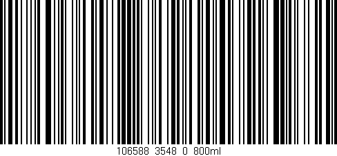 Código de barras (EAN, GTIN, SKU, ISBN): '106588_3548_0_800ml'