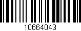 Código de barras (EAN, GTIN, SKU, ISBN): '10664043'