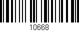Código de barras (EAN, GTIN, SKU, ISBN): '10668'