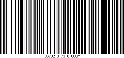 Código de barras (EAN, GTIN, SKU, ISBN): '106782_3173_0_800ml'