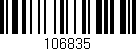 Código de barras (EAN, GTIN, SKU, ISBN): '106835'