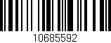 Código de barras (EAN, GTIN, SKU, ISBN): '10685592'