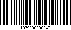 Código de barras (EAN, GTIN, SKU, ISBN): '1069000008248'