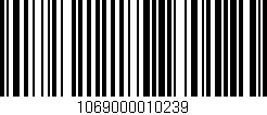 Código de barras (EAN, GTIN, SKU, ISBN): '1069000010239'