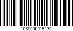 Código de barras (EAN, GTIN, SKU, ISBN): '1069000015170'