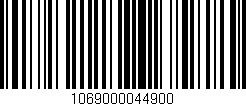 Código de barras (EAN, GTIN, SKU, ISBN): '1069000044900'