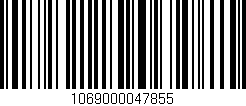 Código de barras (EAN, GTIN, SKU, ISBN): '1069000047855'
