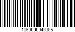 Código de barras (EAN, GTIN, SKU, ISBN): '1069000048385'