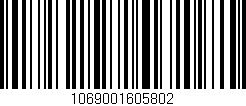 Código de barras (EAN, GTIN, SKU, ISBN): '1069001605802'