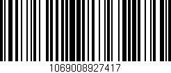 Código de barras (EAN, GTIN, SKU, ISBN): '1069008927417'