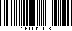 Código de barras (EAN, GTIN, SKU, ISBN): '1069009188206'