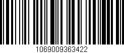 Código de barras (EAN, GTIN, SKU, ISBN): '1069009363422'