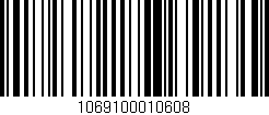 Código de barras (EAN, GTIN, SKU, ISBN): '1069100010608'
