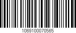 Código de barras (EAN, GTIN, SKU, ISBN): '1069100070565'
