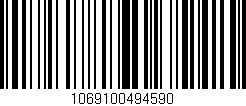 Código de barras (EAN, GTIN, SKU, ISBN): '1069100494590'