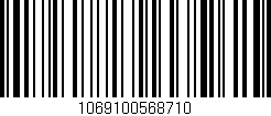 Código de barras (EAN, GTIN, SKU, ISBN): '1069100568710'
