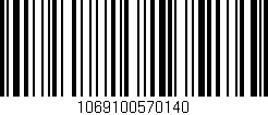 Código de barras (EAN, GTIN, SKU, ISBN): '1069100570140'