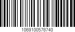 Código de barras (EAN, GTIN, SKU, ISBN): '1069100578740'